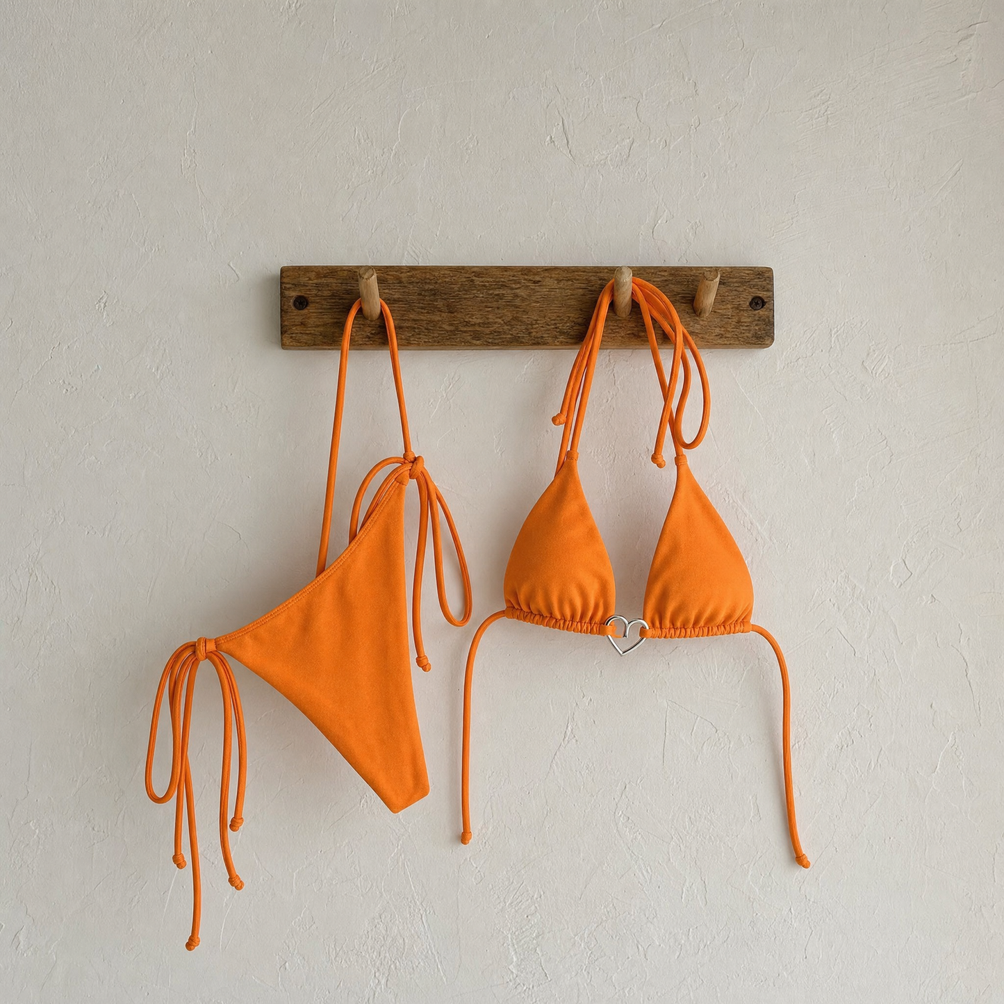 Terry Crush Orange Bikini Set