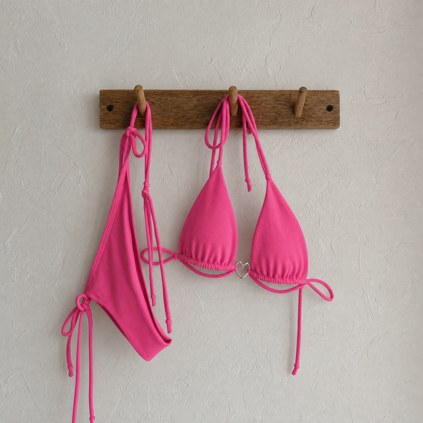 Terry Crush Pink Bikini Set